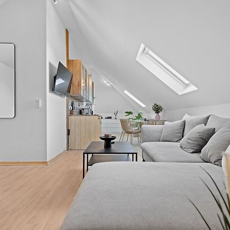 Stilvolle Wohnung: Private Dachterrasse - Zentral Augsburg Buitenkant foto