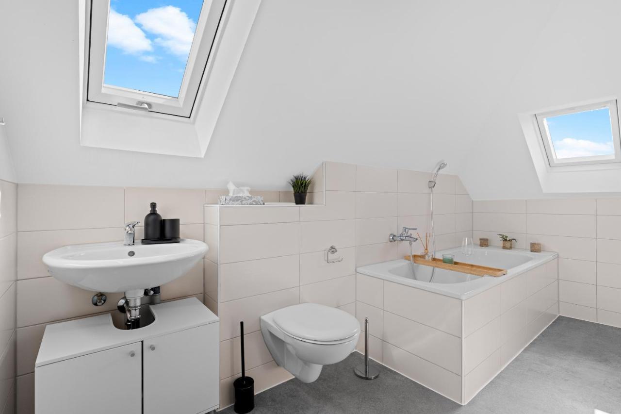 Stilvolle Wohnung: Private Dachterrasse - Zentral Augsburg Buitenkant foto